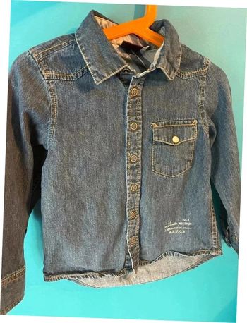 Jolie chemise en jean garçon 4 ans Sergent major
