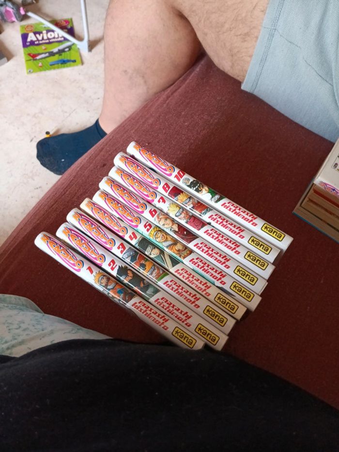 Lot mangas naruto 1 à 8 et le 10 pas de vinted go