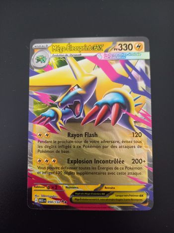 Carte Pokémon Méga-Elecsprint Ex 050/132 ME01
