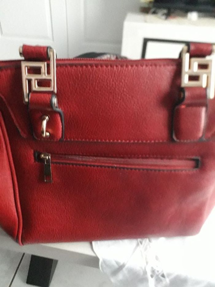 Sac à main bordeaux