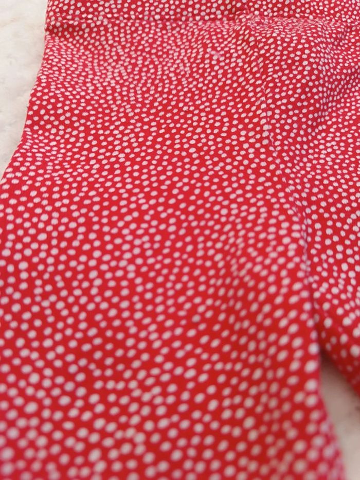 🔸Legging rouge à pois Obaïbi – 3 mois🔸 - photo numéro 4