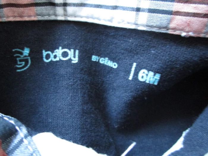 Polo marine Gémo 6 mois TBE - photo numéro 6