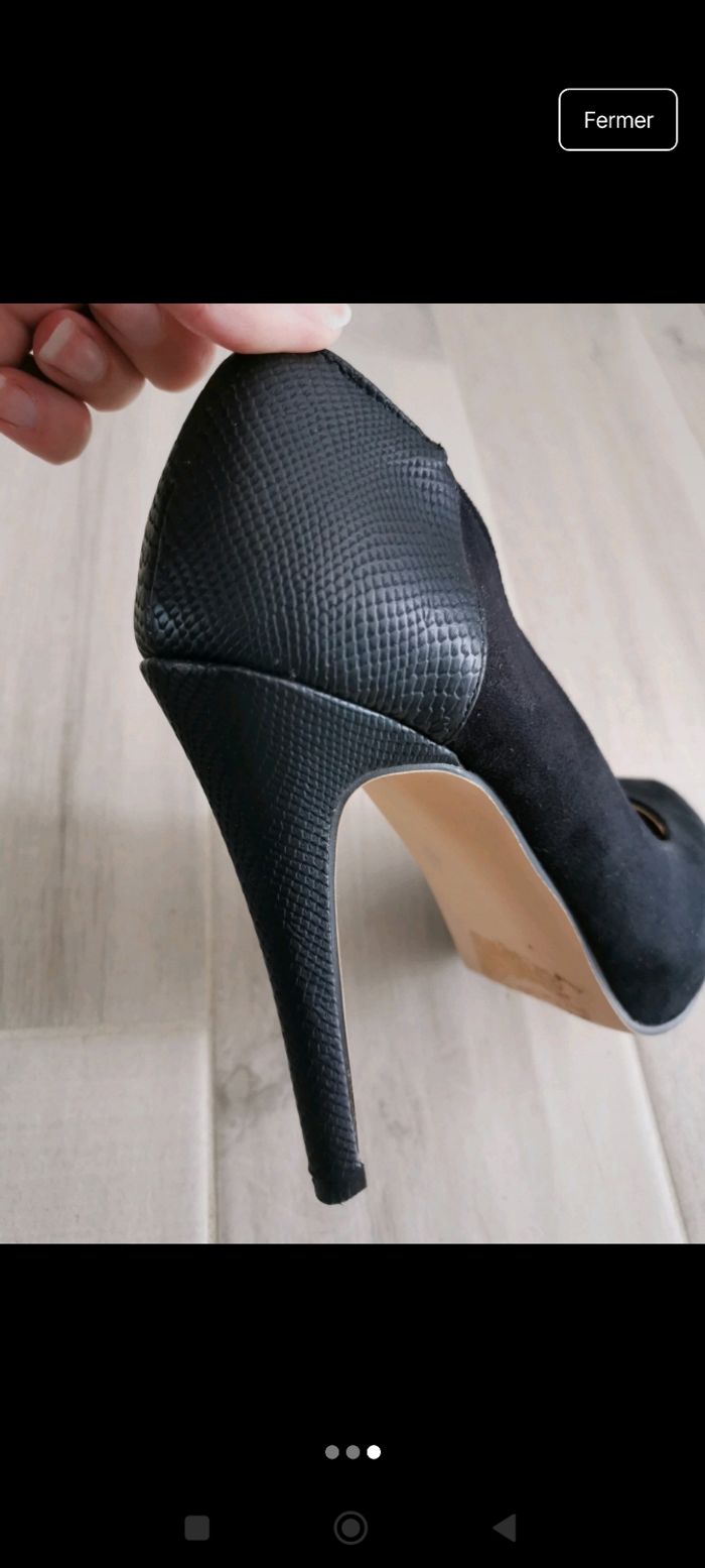 Escarpins  haut talons noir - photo numéro 3