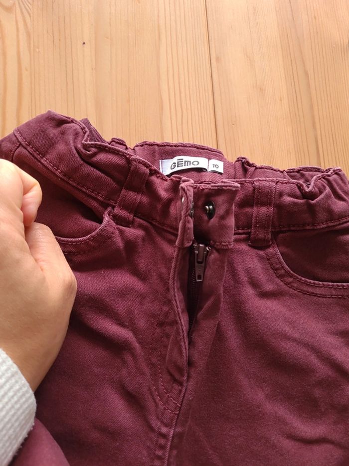 Jeans fille prune - photo numéro 3