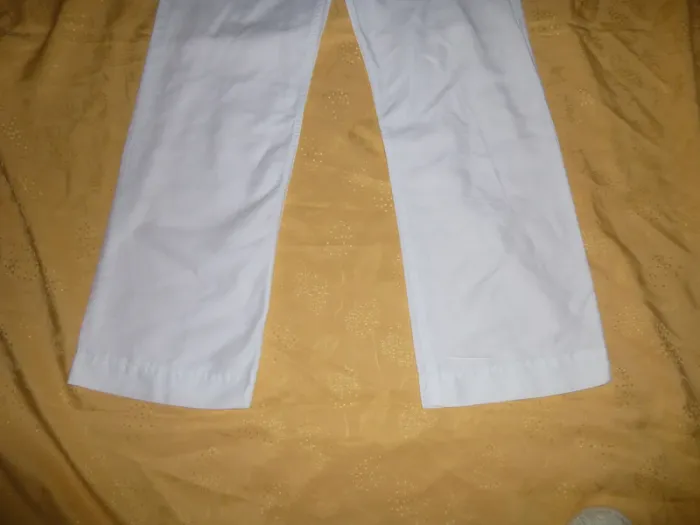 pantalon lin blanc Marlboro Classics taille 38 - photo numéro 4
