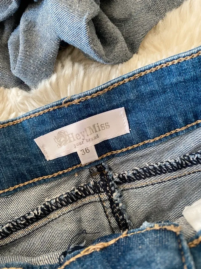 Lot de 2 shorts en jean taille S - photo numéro 4