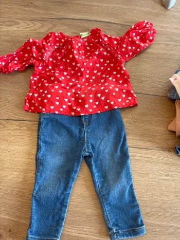 Ensemble bébé fille 12 mois