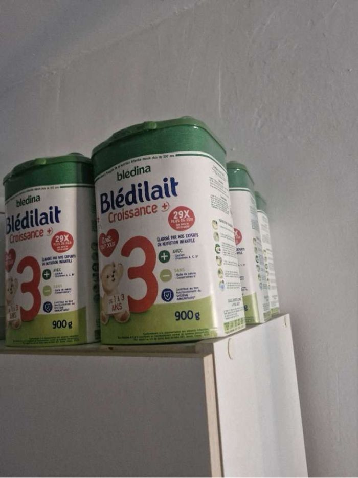 6 boîtes lait bledilait