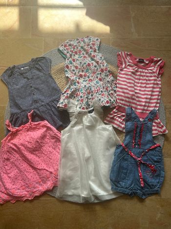 Lot vêtements été fille 24 mois 