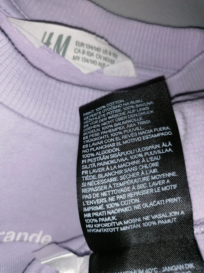 Sweat-shirt court Ariana Grande 10ans - photo numéro 3
