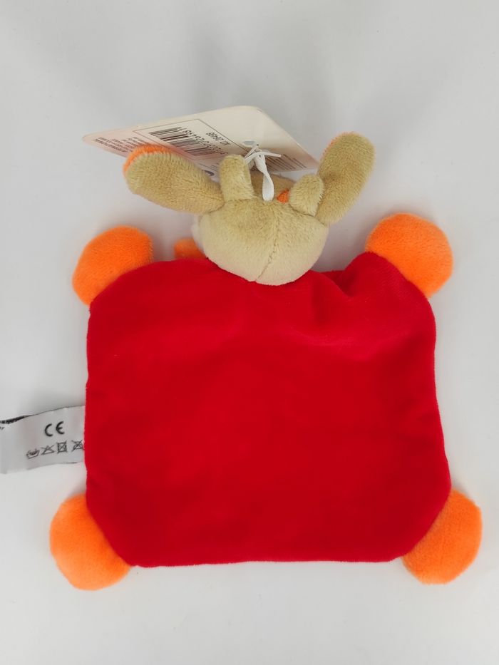 Doudou plat Girafe ou Vache Rouge CP international - photo numéro 2