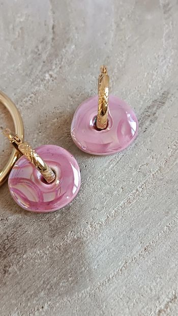 Jolie paire de créoles tendance