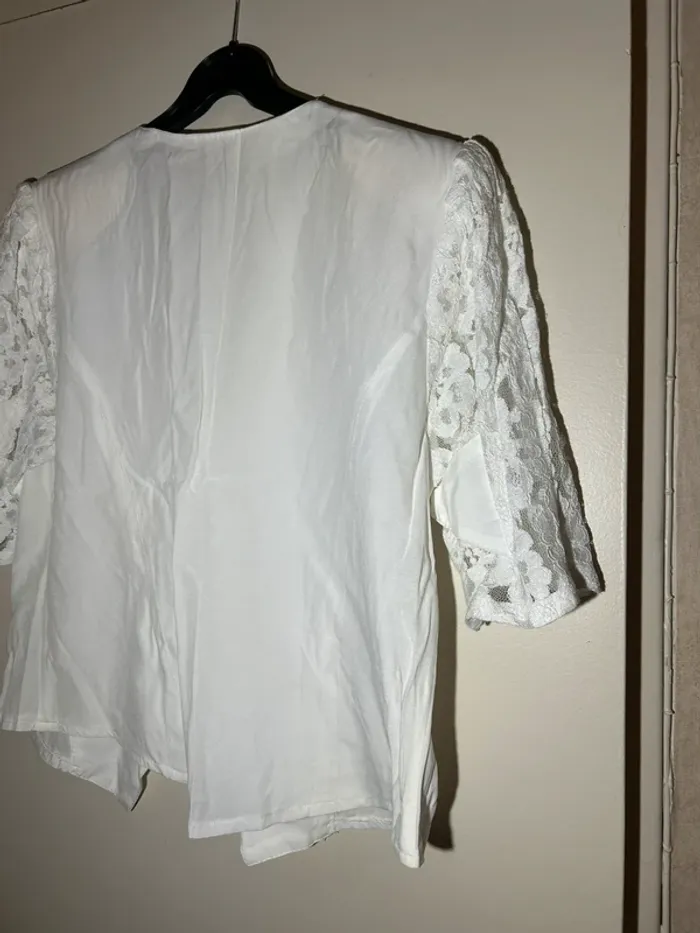 Blazer blanc vintage - photo numéro 8