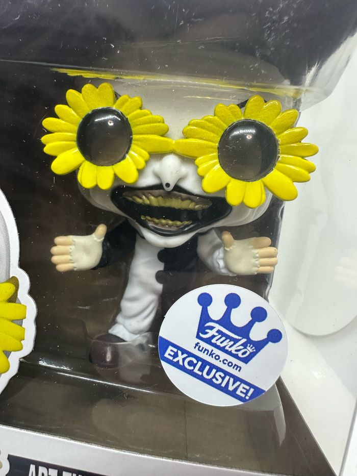 Funko Pop Terrifier Art The Clown With Glasses 1593 Funko Exclusive - photo numéro 2