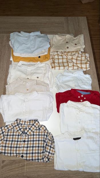 Lot chemise bébé garçon 