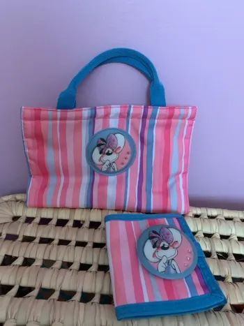 Diddl lot petite sacoche et porte monnaie diddlina