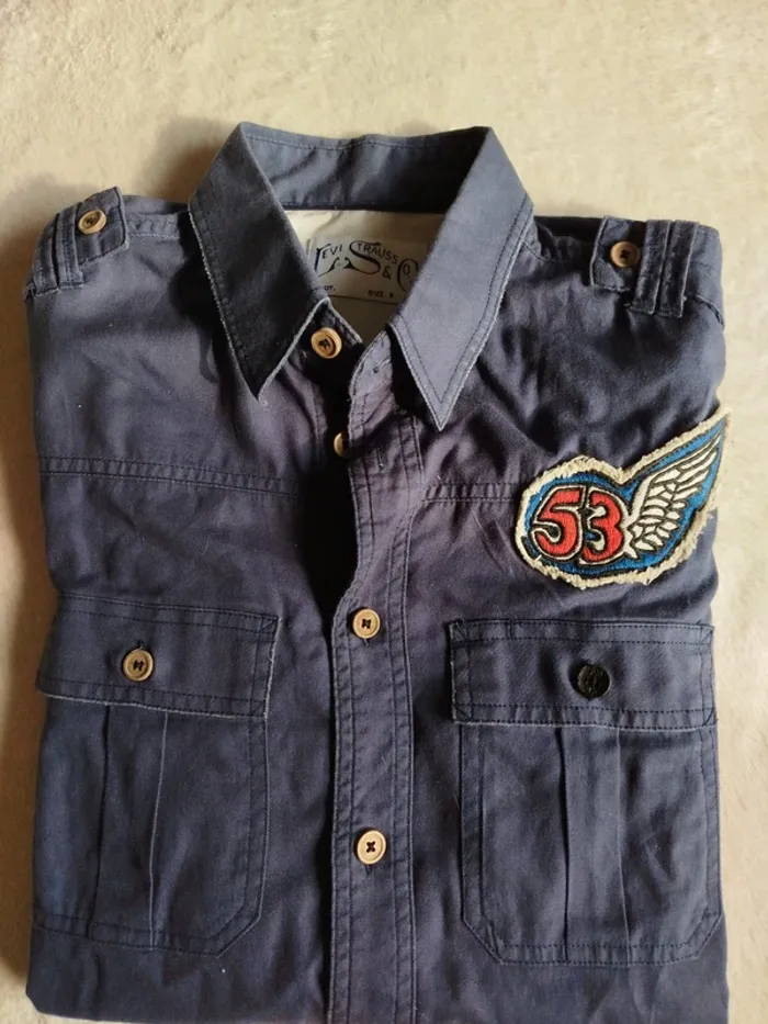 Chemise vintage homme Levis taille S - photo numéro 2