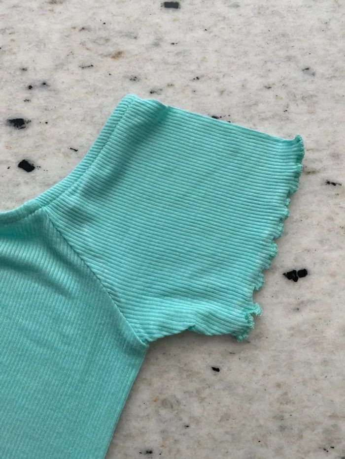 Top court turquoise pimkie S