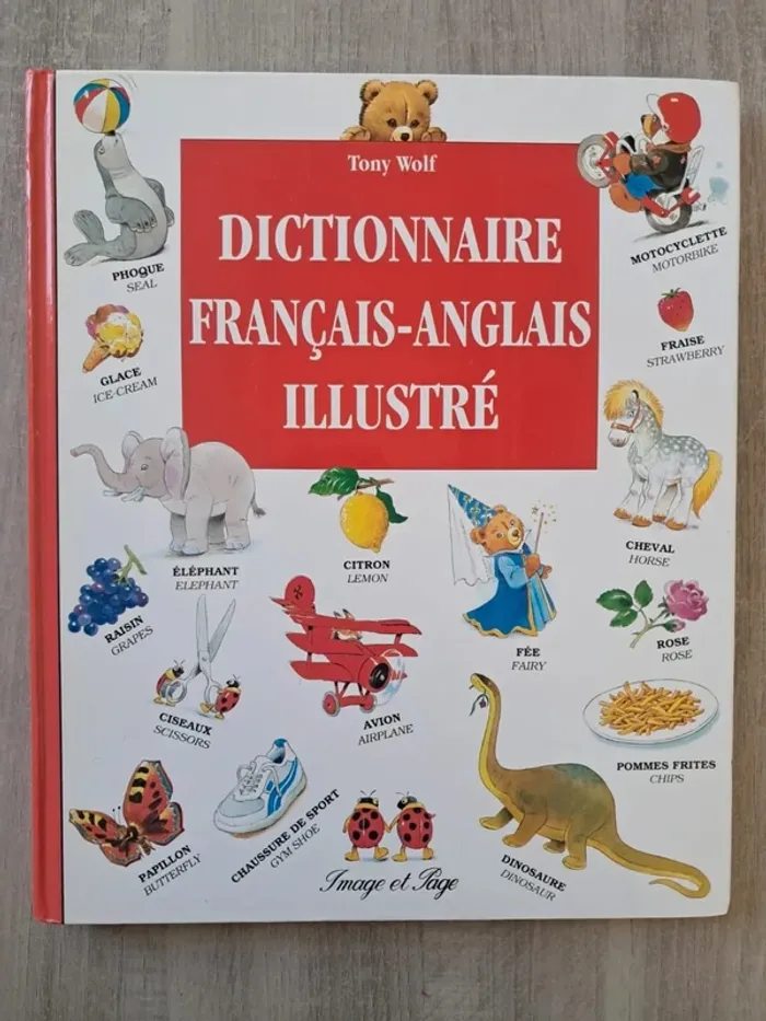 Dictionnaire enfant français - anglais illustré