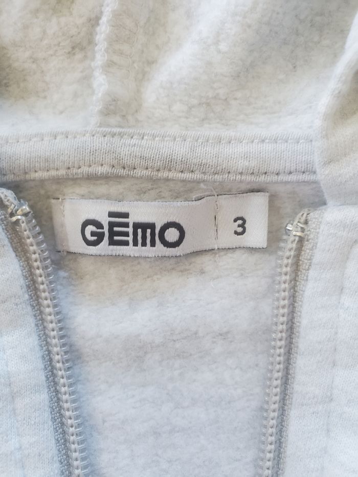 Gilet zippé à capuche fille 3 ans - photo numéro 2