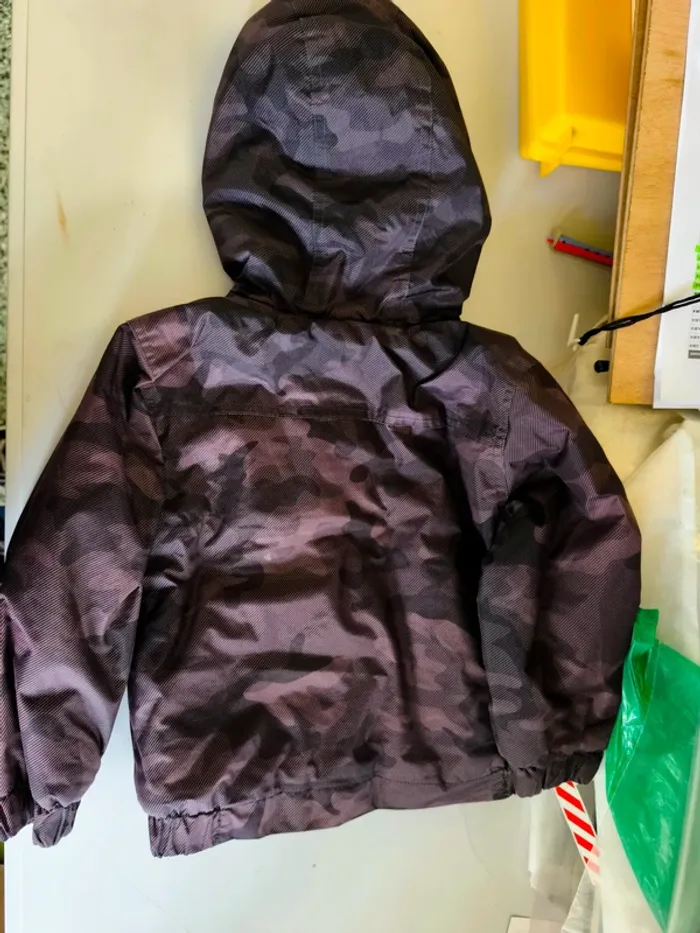 311358 blouson camouflage marron/noir garçon 2 ans sans marque - photo numéro 3