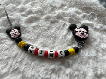 Attache tétine personnalisé Mickey