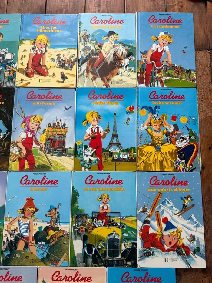 État moyen - Blanc vintage - Lot de 18 livres bd albums Caroline Pierre Probst - photo numéro 3