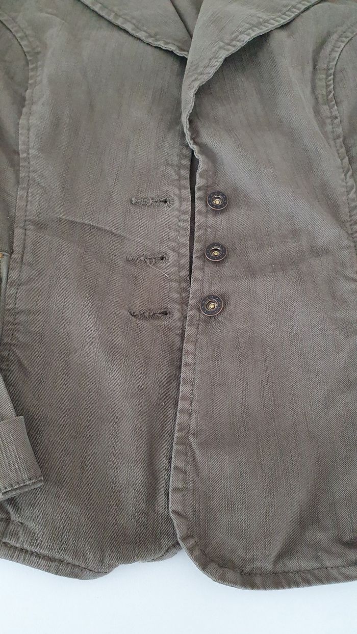 Veste kaki neuve Lulu Castagnette en s - photo numéro 3