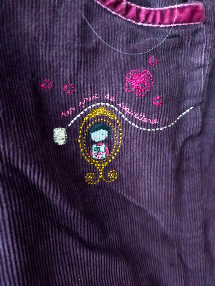 Pantalon velours taille 7 ans - photo numéro 3