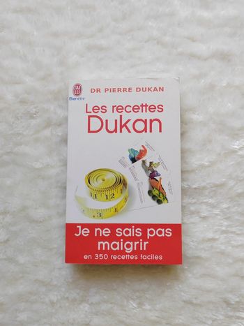 Livre diététique:  Les recettes Dukan
