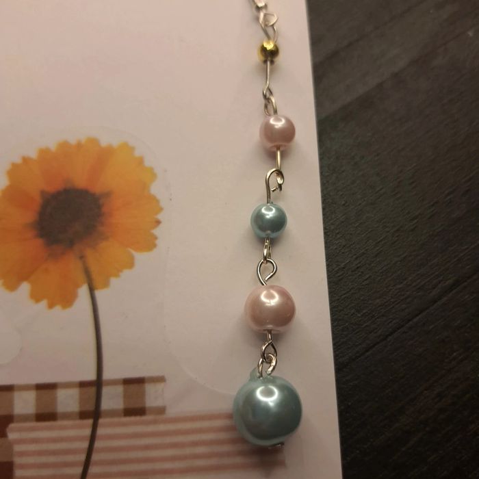 Paire de boucles d'oreilles pendante pastel - photo numéro 7