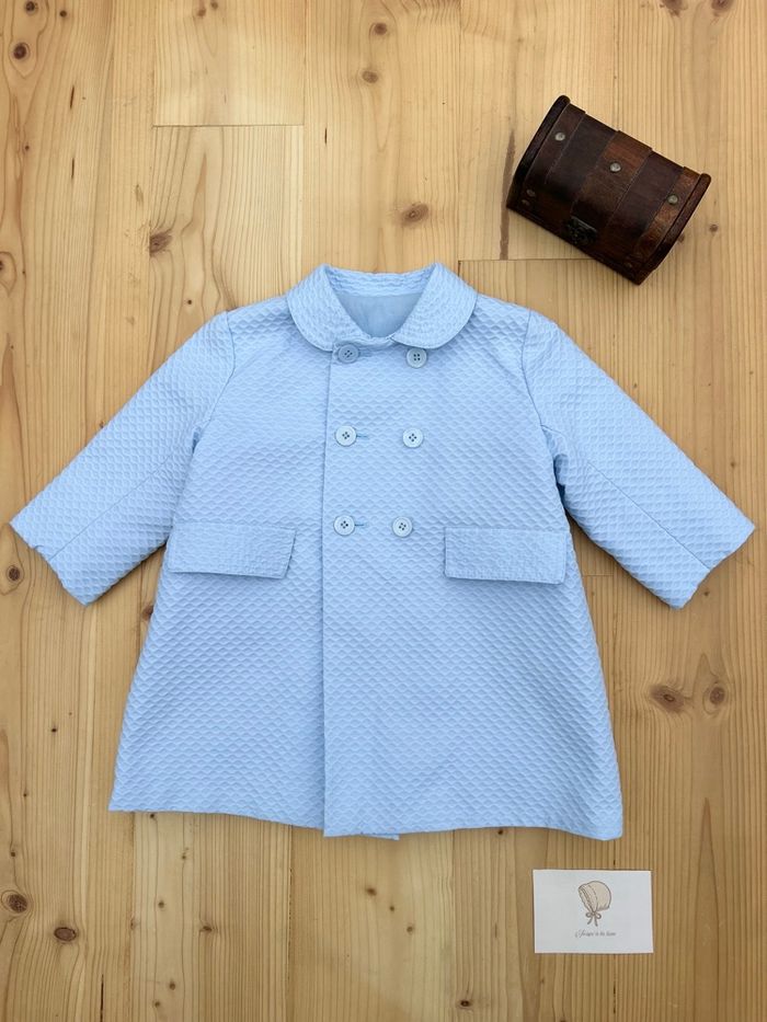 Manteau classique bleu ciel, 2 ans