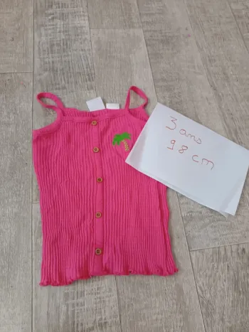 Haut Zara fine bretelles 3 ans 98 cm