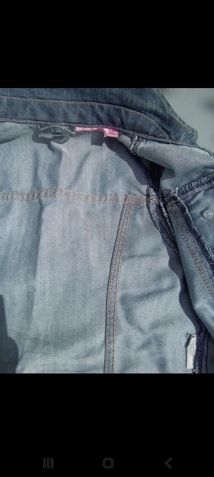Veste en jean's bleue/ Gémo - photo numéro 3