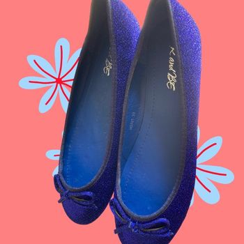 Ballerines effets brillants