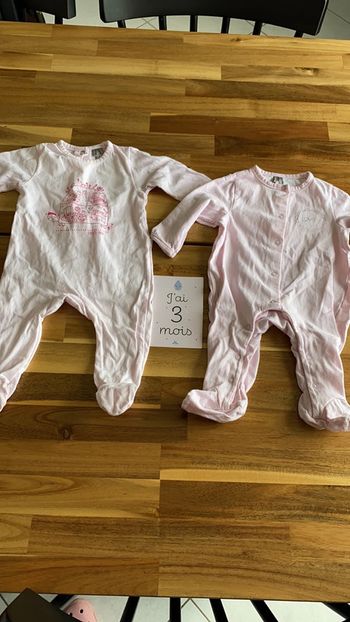 Lot de 2 pyjamas coton