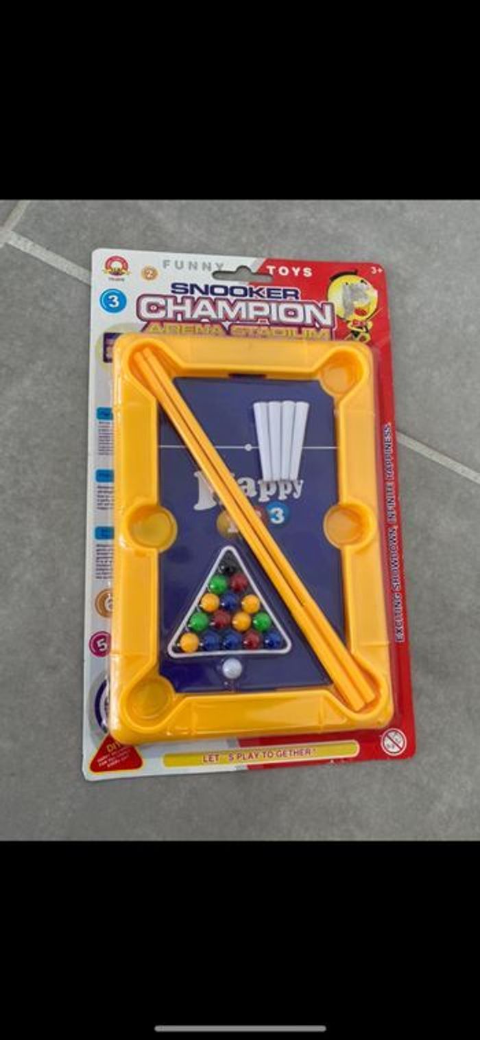 Jeu de poche et d'adresse billard 🎱 enfant