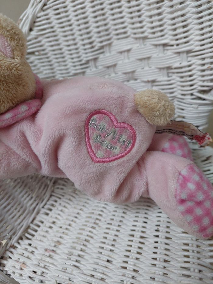 Keel Toys - peluche ourson pyjama rose - photo numéro 2