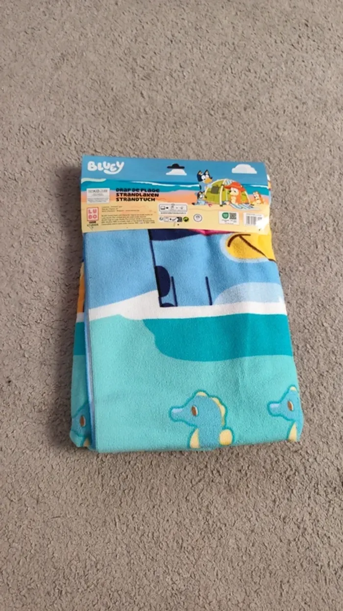 Draps de plage bluey - photo numéro 2