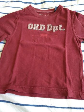 T-shirt manches longues 2 ans