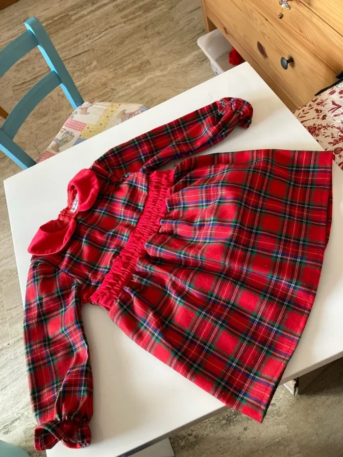 Robe à carreaux 18 mois