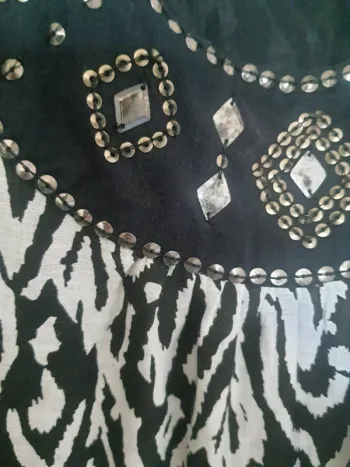 Robe coton bijoux 46