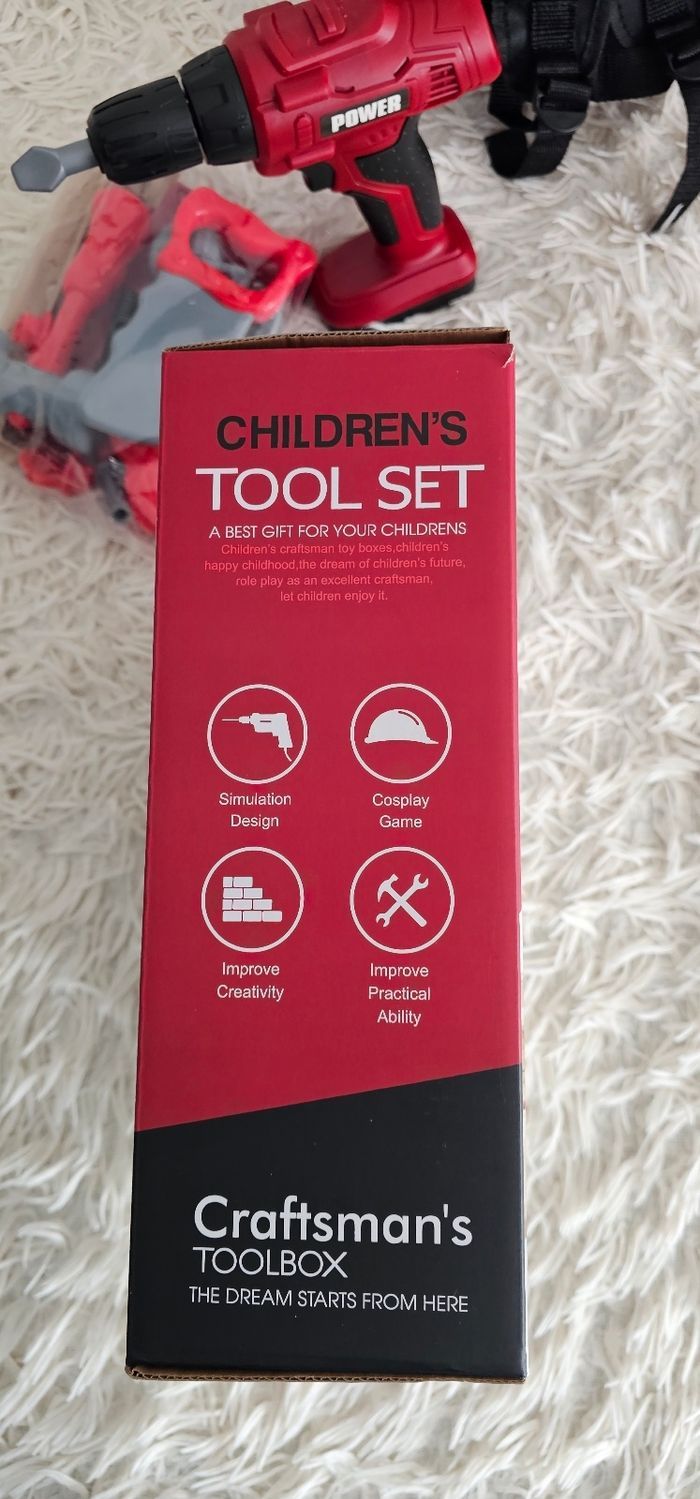 Mon sac a outils 🔧 avec visseuse électronique comme papa ! - photo numéro 9