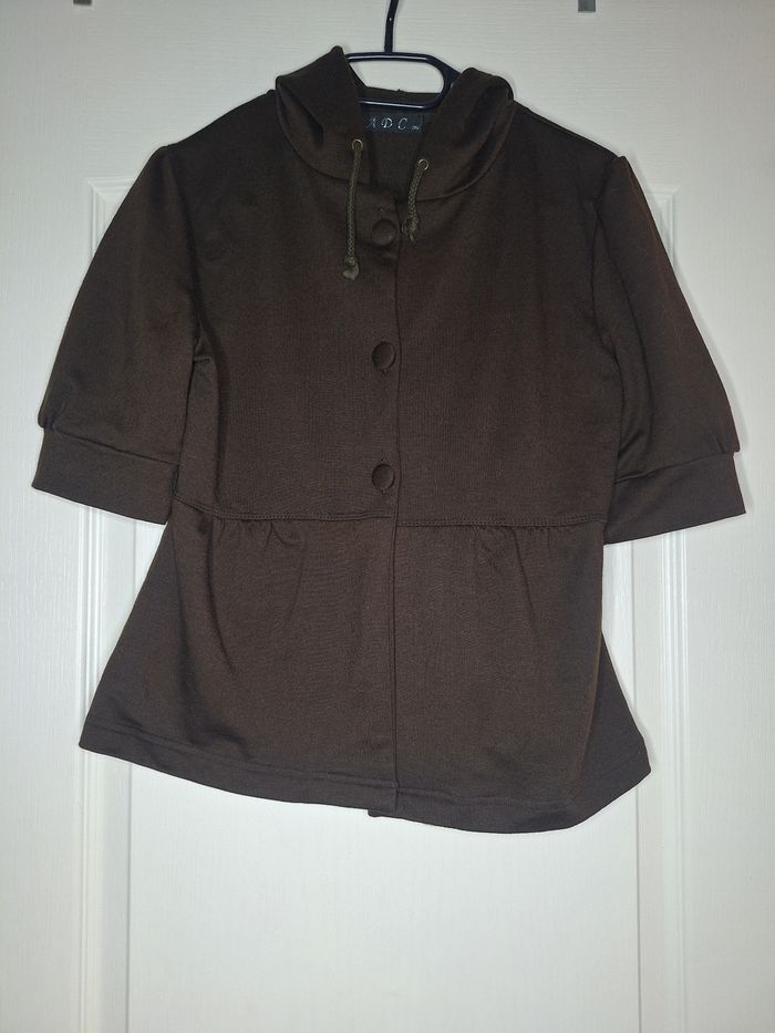 Sweat à capuche manche 3/4 taille S (36) ADC