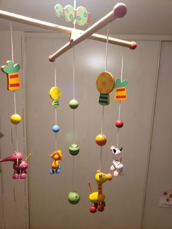 Mobile animaux en bois