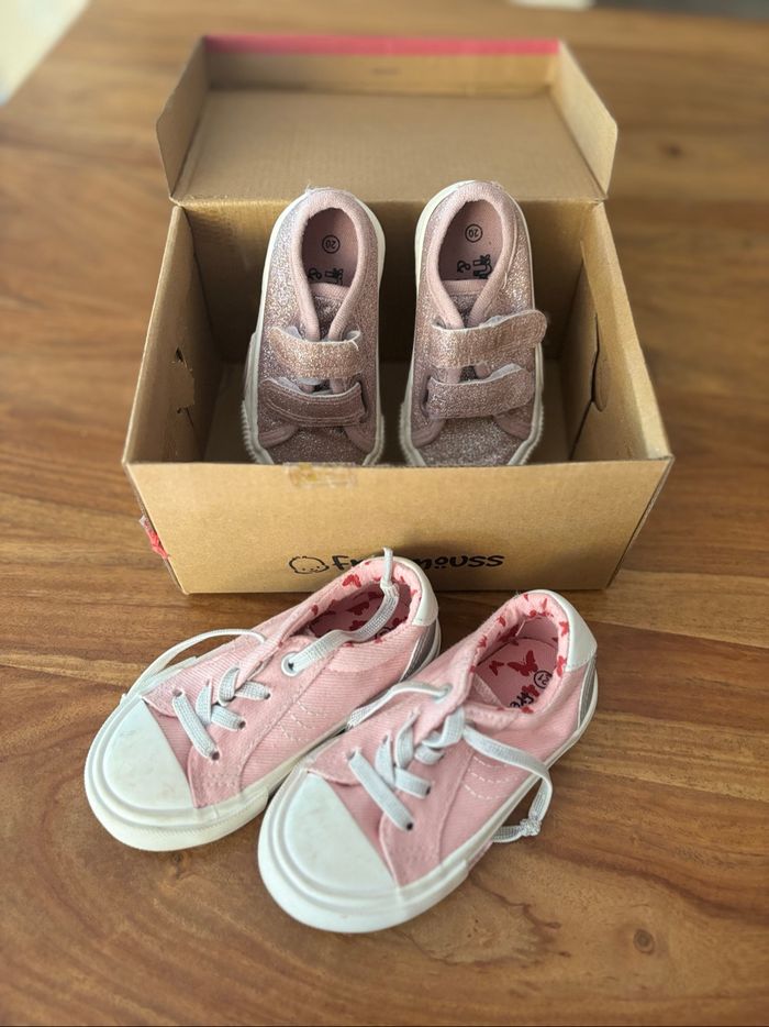 Lot de deux paires de baskets fille - photo numéro 2