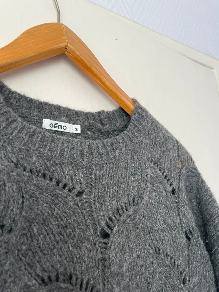 Pull gris - photo numéro 3