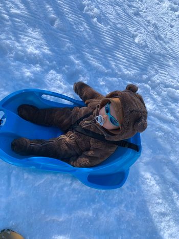 Combinaison ourson taille 9-12 mois