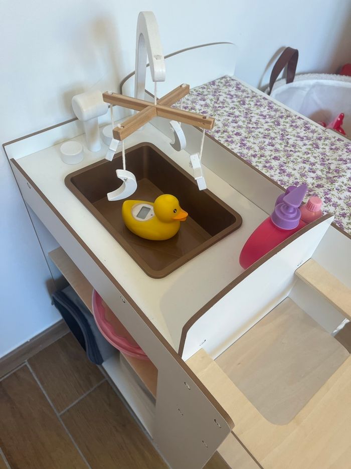Table à langer en bois bébé - photo numéro 3