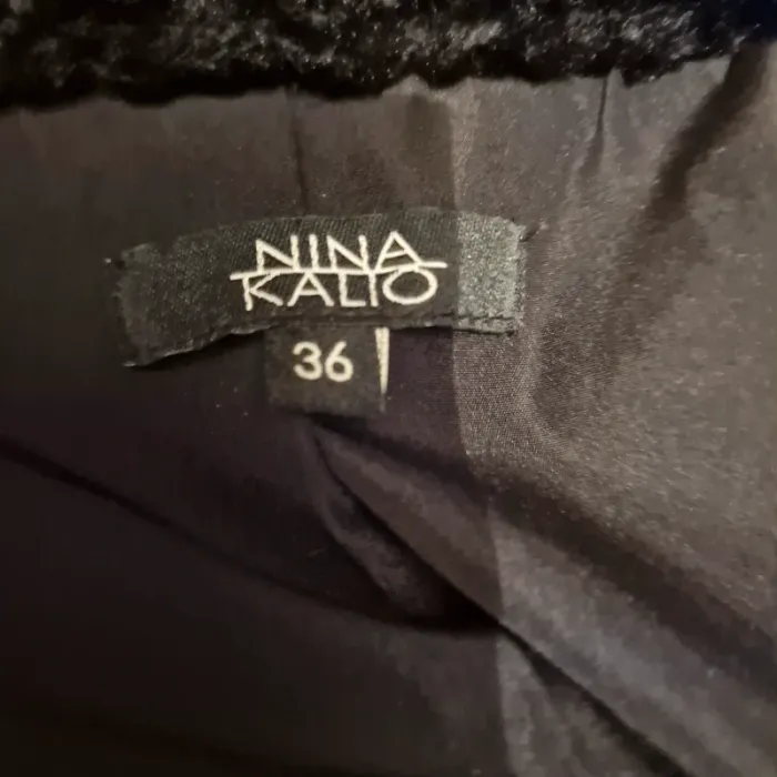 Manteau fausse fourrure Nina Kalio comme neuf. - photo numéro 3